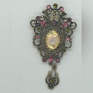 Vintage Look Elegant Multicolor Pendant Booch Boach